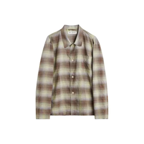 OUR LEGACY Рубашка Мужская Многоцветная