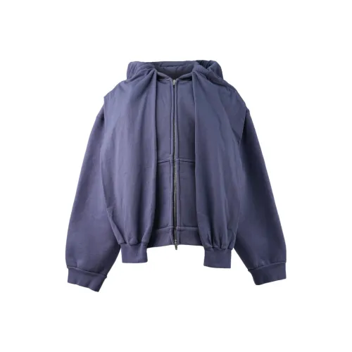 Balenciaga SS24 Свитшот Регулярный крой Мужской Синий