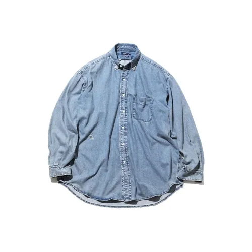 Nautica White Sail Рубашка Унисекс Light Синий