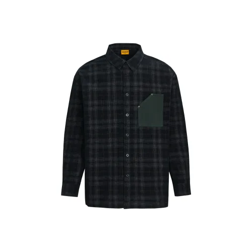 CAT Темно-серые Мужские Рубашки