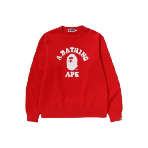 A BATHING APE Свитшот Унисекс Красный