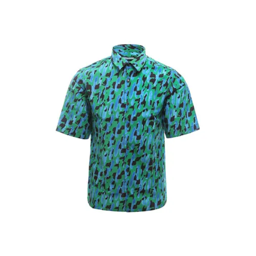 Ferragamo Зеленые Мужские Рубашки