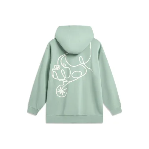 LINING Толстовка Унисекс Нефритовый Дым Зеленый