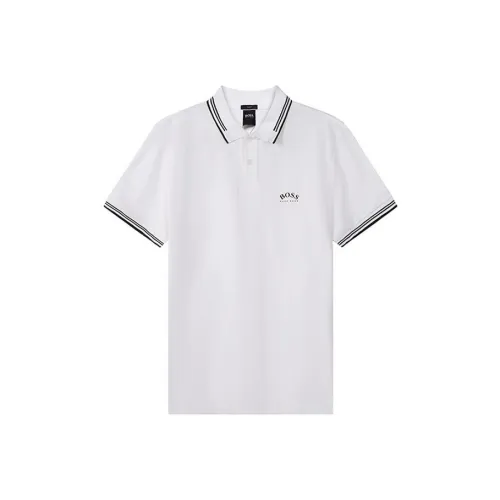 Hugo Boss Белая Мужская Поло