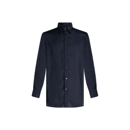 ETRO Мужские Синие Рубашки