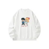 Белый + Графический узор на груди