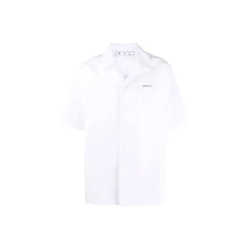 Off Белый FW21 Белый Мужские Рубашки