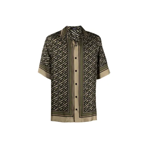 VERSACE Мужские Черные Рубашки