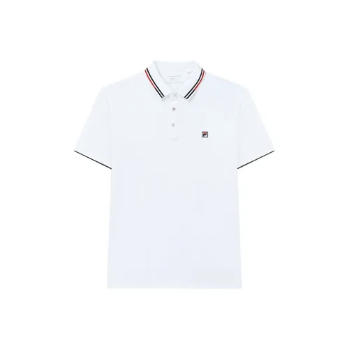FILA Modern Heritage Стандартный Белый Мужская Рубашка Поло