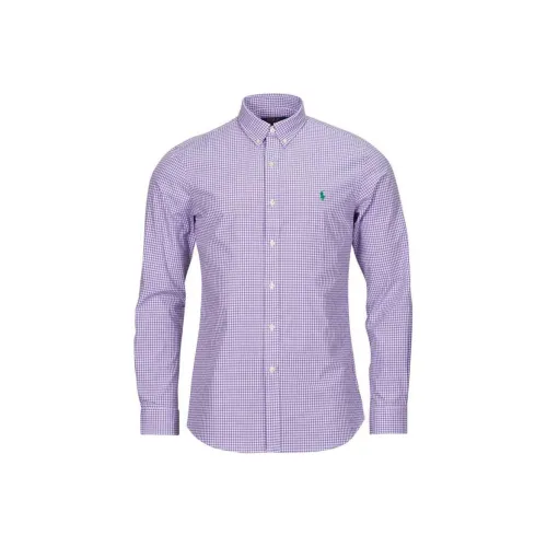 Polo Ralph Lauren Рубашка Мужская Светло-фиолетовая
