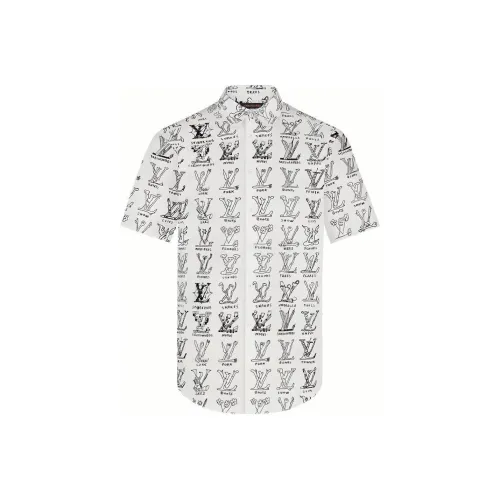 LOUIS VUITTON Рубашка Мужская Белая