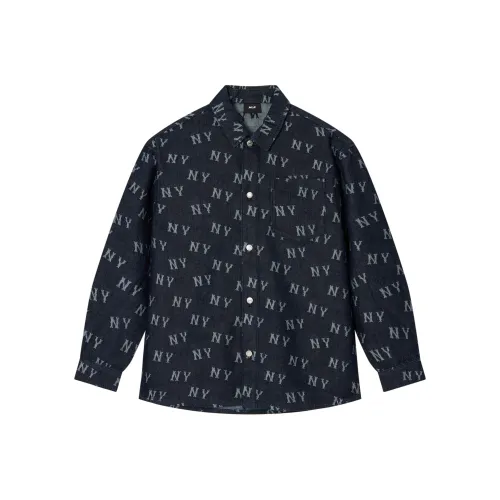 MLB New York Yankees SS24 Рубашка Унисекс Темно-Морской Синий