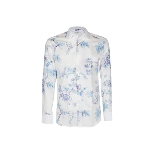 ETRO Белые Мужские Рубашки