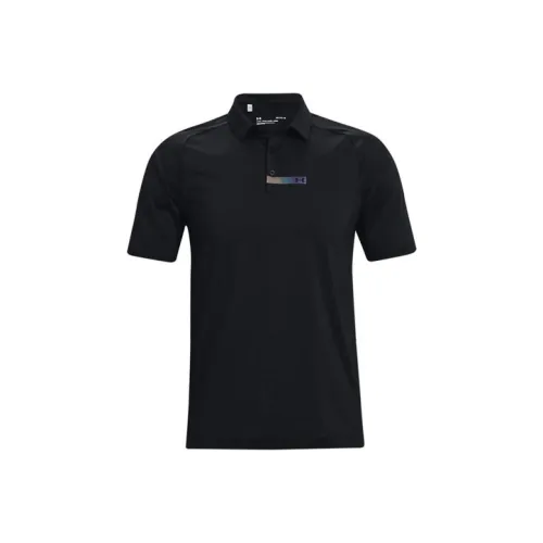 Under Armour RUSH Polo Мужской Черный