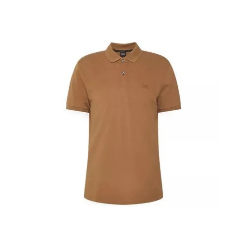 Hugo Boss Мужская Поло Коричневая
