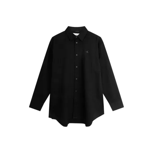 Calvin Klein SS24 серия BEH Космический черный Мужские рубашки