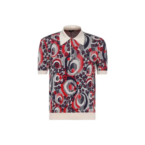 PRADA Red Men's Polo