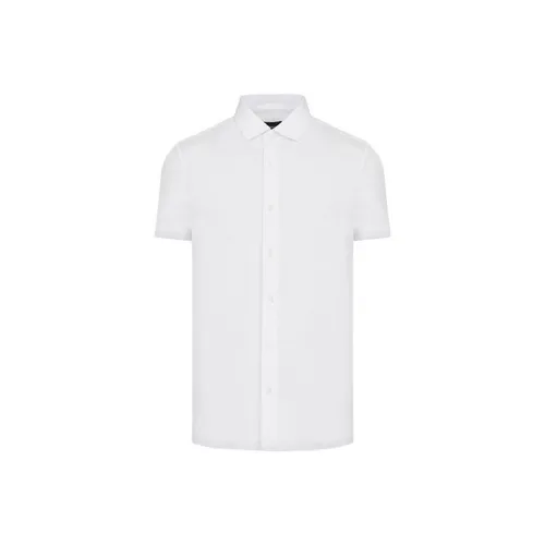 EMPORIO ARMANI SS24 Рубашка Мужская Белая
