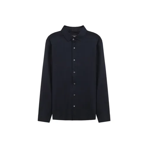 EMPORIO ARMANI Рубашка Мужская Темно-Морской Синий