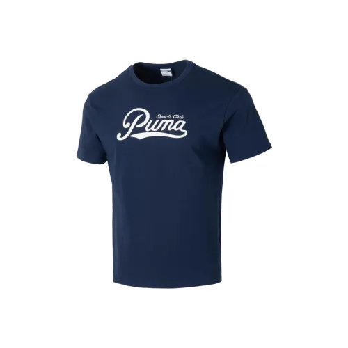 PUMA Blue Men's T-Shirts PUMA Синий Мужские Футболки