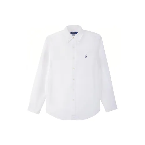 Polo Ralph Lauren Белые Мужские Рубашки