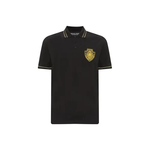 VERSACE JEANS COUTURE Мужская черная поло