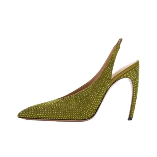 The Attico Viper Узкий каблук Высокие каблуки 9,5 см Женские Армейский зеленый