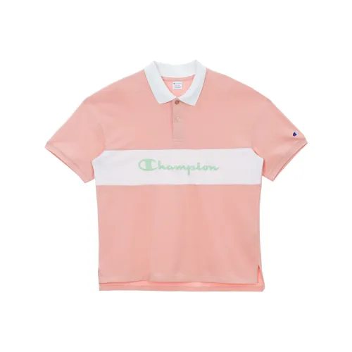 Champion Светло-розовый Унисекс Поло
