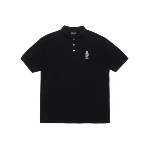 EMPORIO ARMANI SS22 Поло Мужское Черное