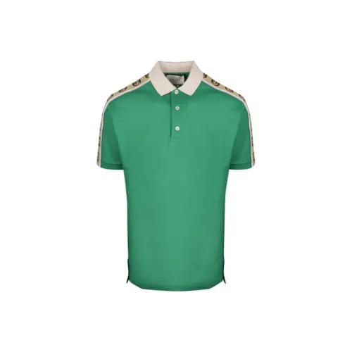 GUCCI SS22 Поло Мужское Зеленое
