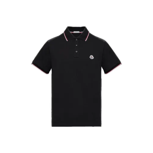 MONCLER Мужская черная поло