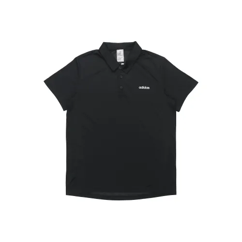 Adidas Мужское Поло Черное