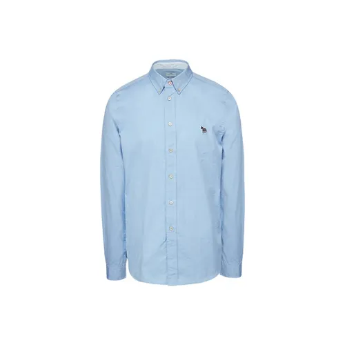 Paul Smith Светло-синие Мужские Рубашки