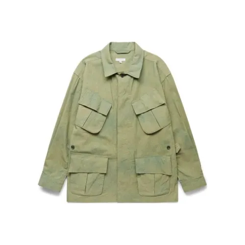 Engineered Garments Collaboration Зеленые Мужские Рубашки