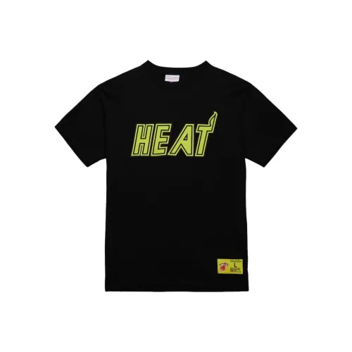 MITCHELL NESS X NBA Miami Heat Neon Nights Premium T-Shirt Мужской Черный