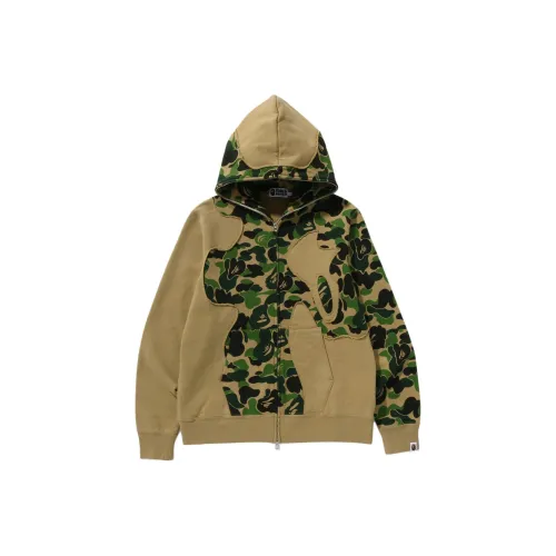 A BATHING APE SS24 Свитшот Мужской Армейский зеленый