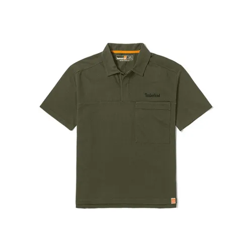 Timberland Армейский Зеленый Мужская Рубашка Поло