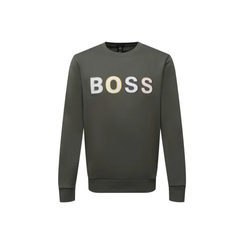HUGO BOSS Толстовка Мужская Зеленая