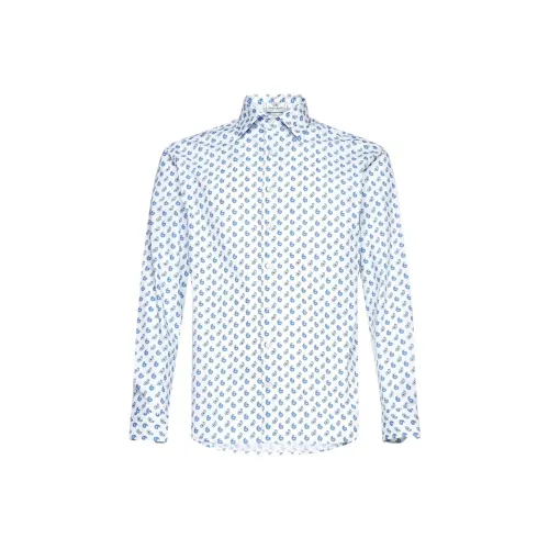 ETRO Мужские Синие Рубашки