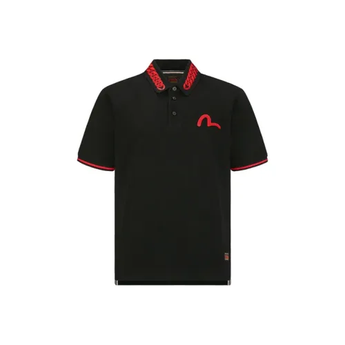 EVISU Черная мужская поло