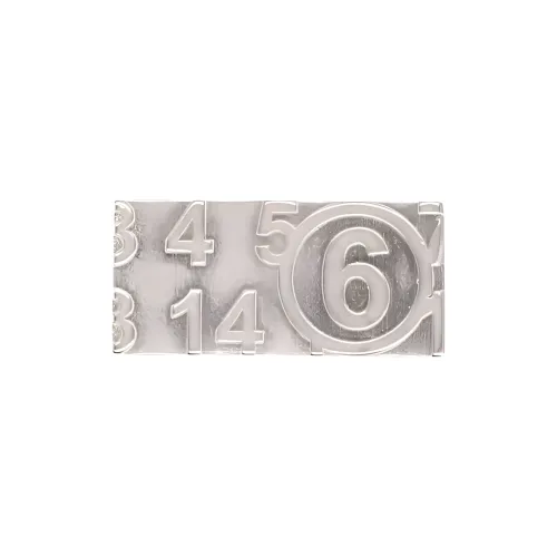 MM6 Maison Margiela Серьги из бронзы Серебряный Женские