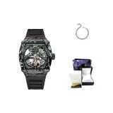 Чёрный Зелёный [В комплекте с браслетом Roman].