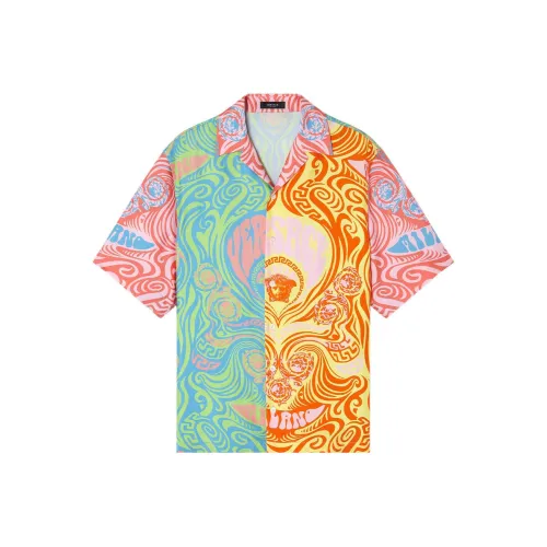 VERSACE Розовые Мужские Рубашки