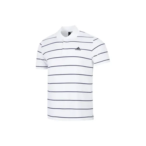 Adidas Белый Мужской Поло