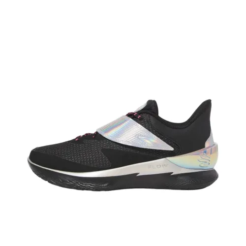 Under Armour Curry Fox 1 Баскетбольные кроссовки Низкий топ Черный/Серебряный Мужской