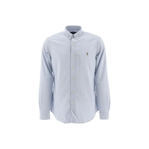 Polo Ralph Lauren SS21 Рубашка Мужская Светло-Синяя