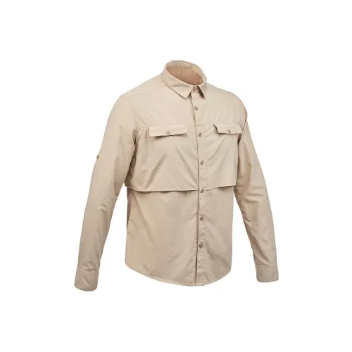 DECATHLON Бежевые Мужские Рубашки