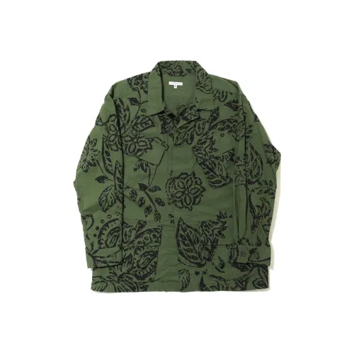 Engineered Garments Collaboration Зеленые Мужские Рубашки