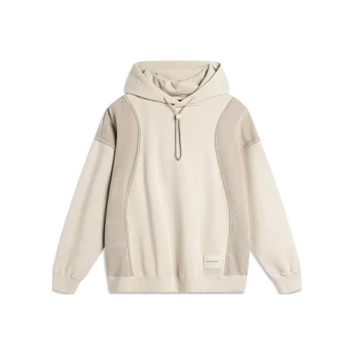 LINING Wade Collection Овсяный Серый/Пыльный Серый Washed Мужские Толстовки