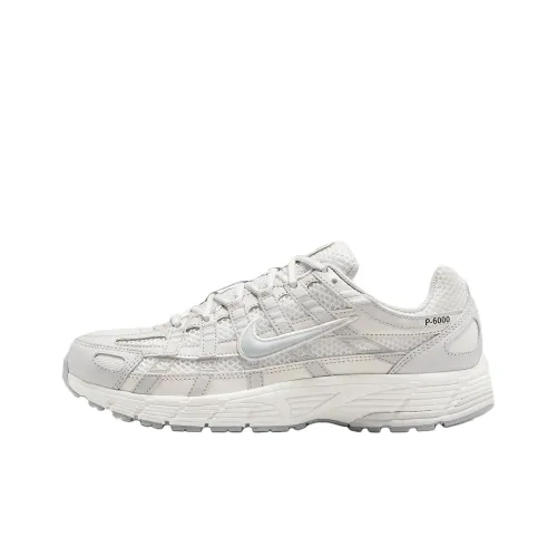 Nike P 6000 Slip Resistant Дышащий Легкий Низкий Топ Повседневные Беговые Кроссовки Женские Белые